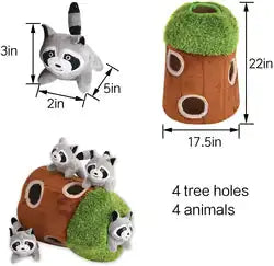 Hide and Seek Dog Toy